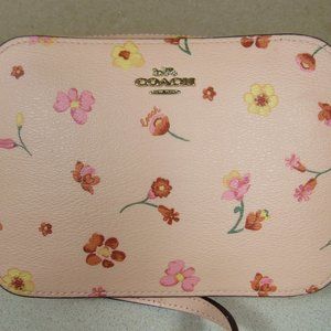 Coach Mini Camera Bag with Mystical Floral Print, Gold/Faded Blush Multi